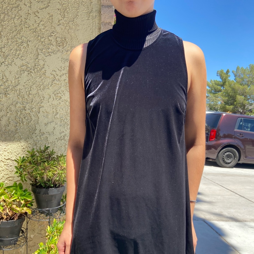 American Apparel Velvet Tunic Dress